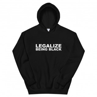 EVOLVE LEGALIZE BEING BLACK HOODY