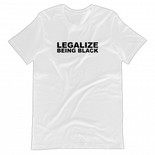 EVOLVE LEGALIZE BEING BLACK T-SHIRT